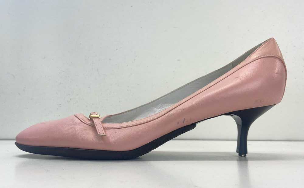 St John Leather Kitten Heels Pink 8.5 - image 2