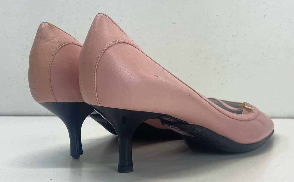 St John Leather Kitten Heels Pink 8.5 - image 7