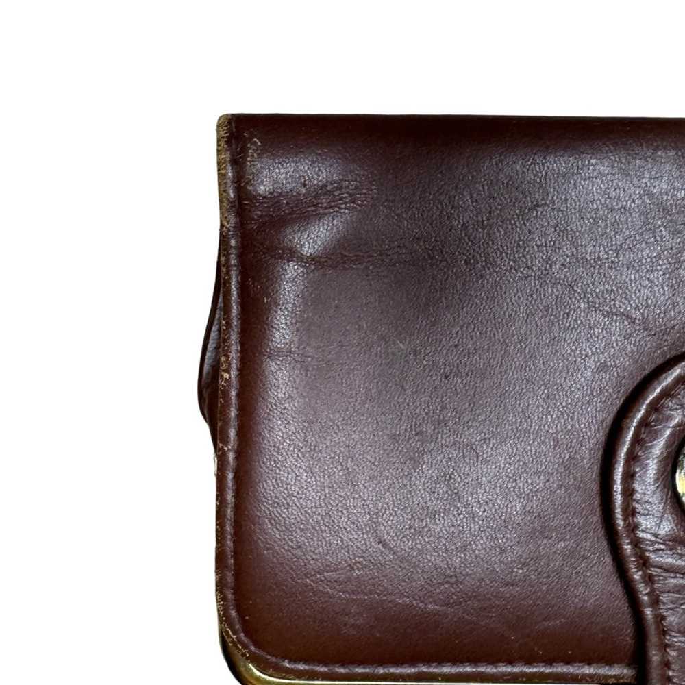 Vintage leather wallet with coin purse - image 2