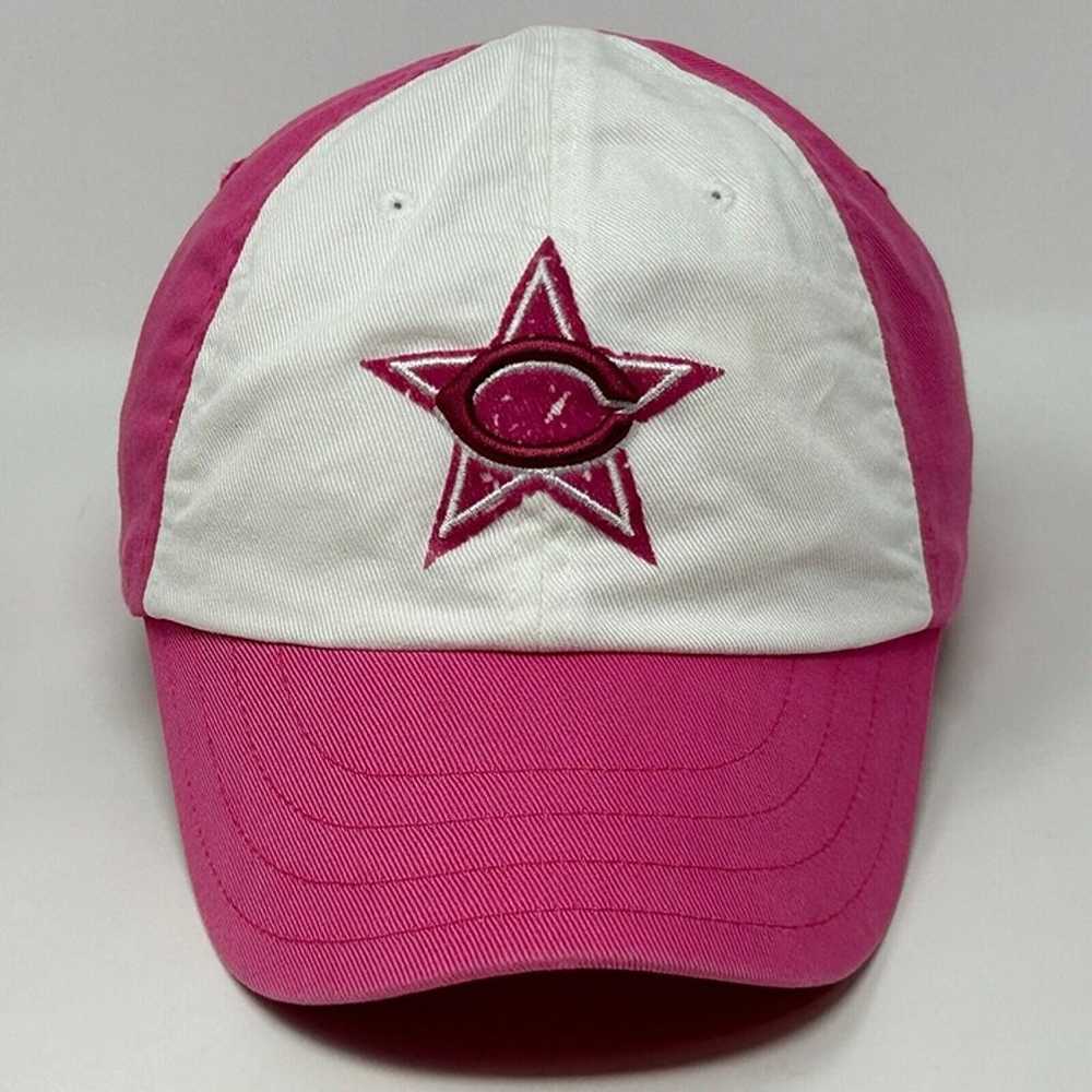 Cincinnati Reds Vintage Y2Ks Dad Hat Pink MLB Nik… - image 10