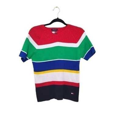 Vintage Tommy Hilfiger Colorblock Striped Sweater