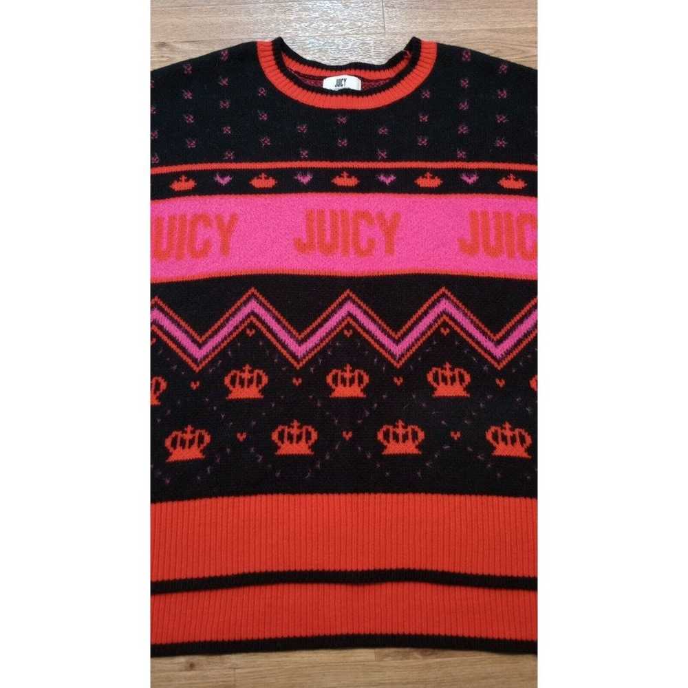 Juicy Couture Sweater Womens 3XL Plus Holiday Cre… - image 3