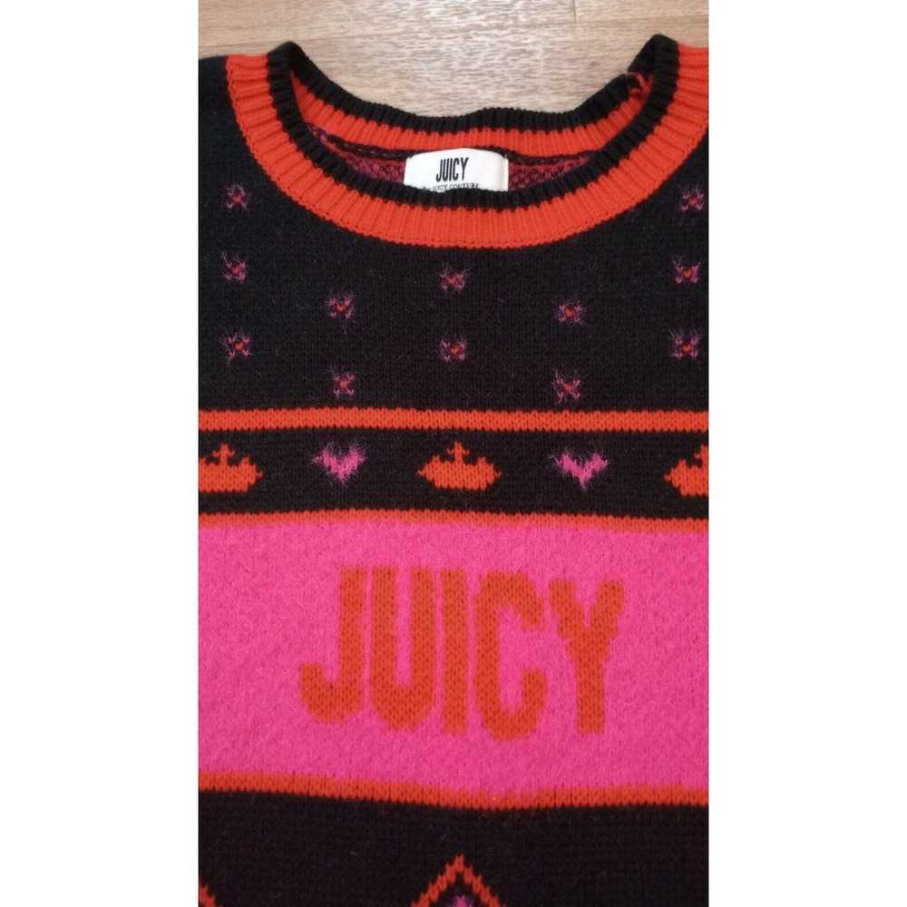 Juicy Couture Sweater Womens 3XL Plus Holiday Cre… - image 4