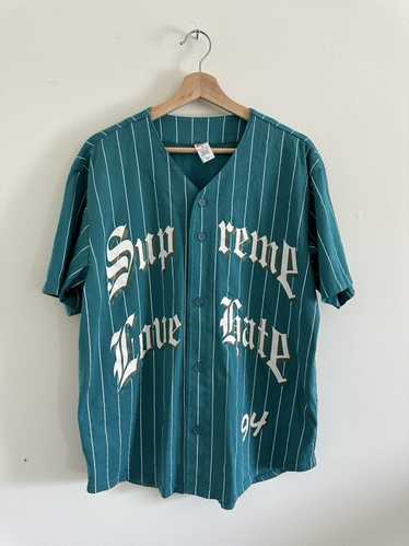 Supreme Supreme Love Hate Baseball Jersey