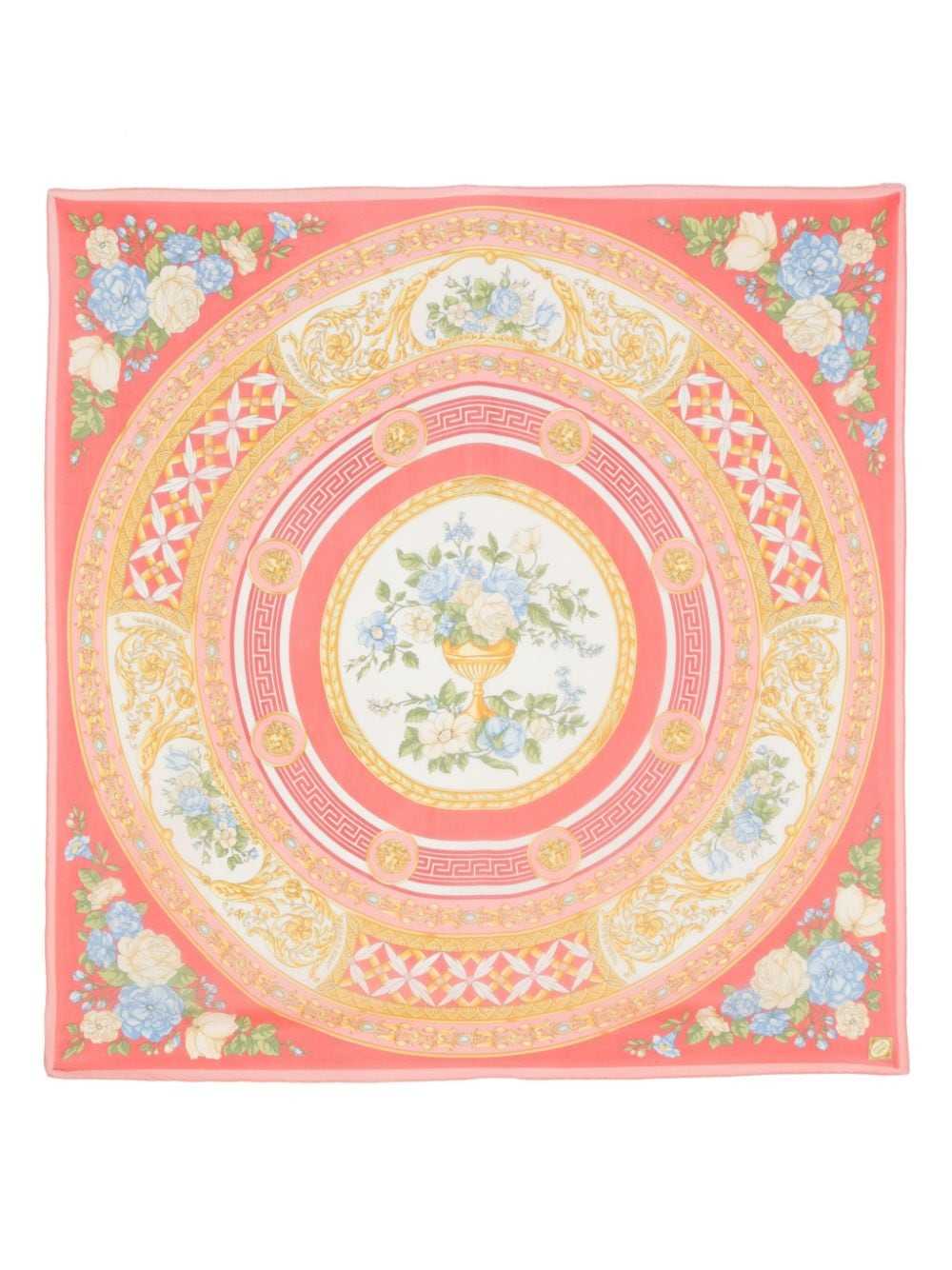 Versace Pre-Owned 2000s baroque-print scarf - Pink - image 1