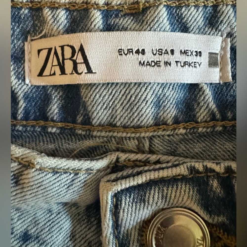 Zara High Rise Straight Leg Jeans - image 6