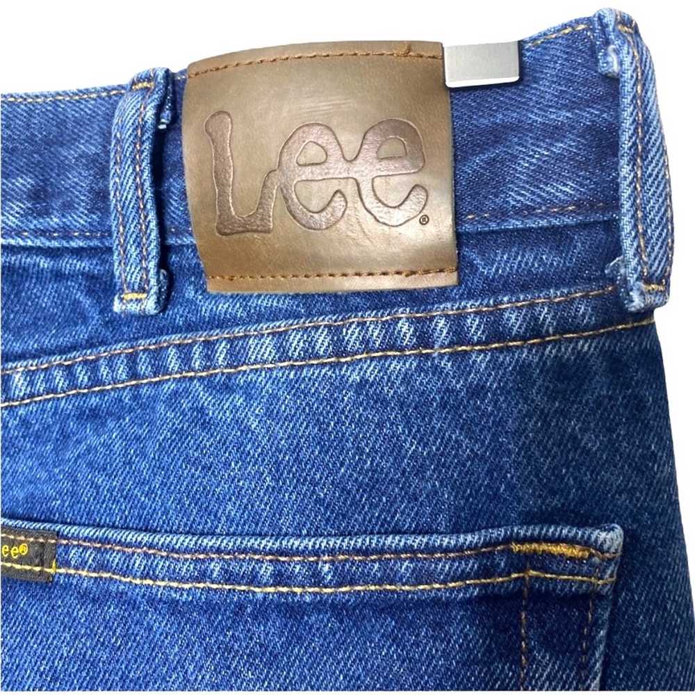 Vintage Lee High Waist Mom Jeans Faded Worn Distr… - image 7