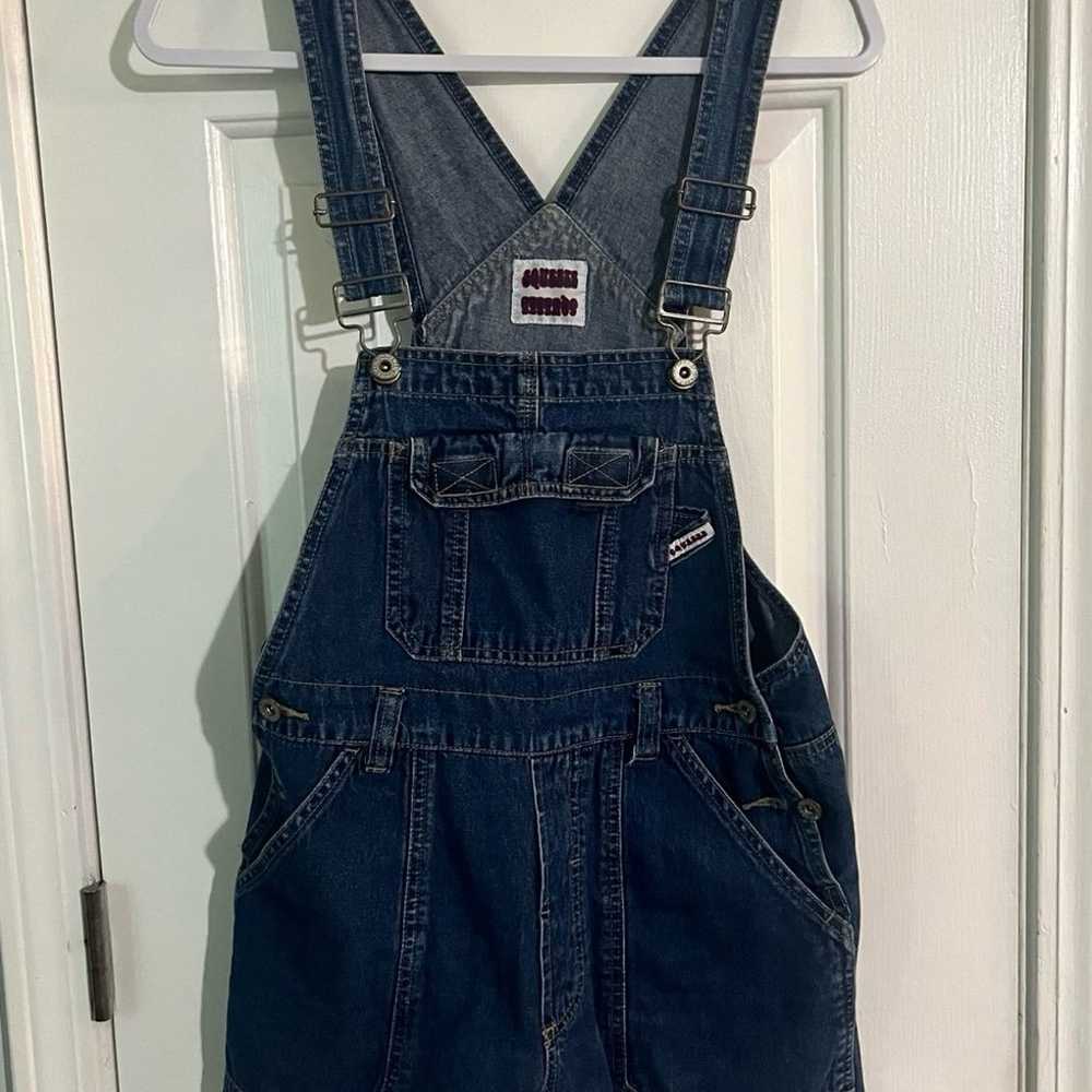 Vintage Squeeze Overall shorts size small - image 1