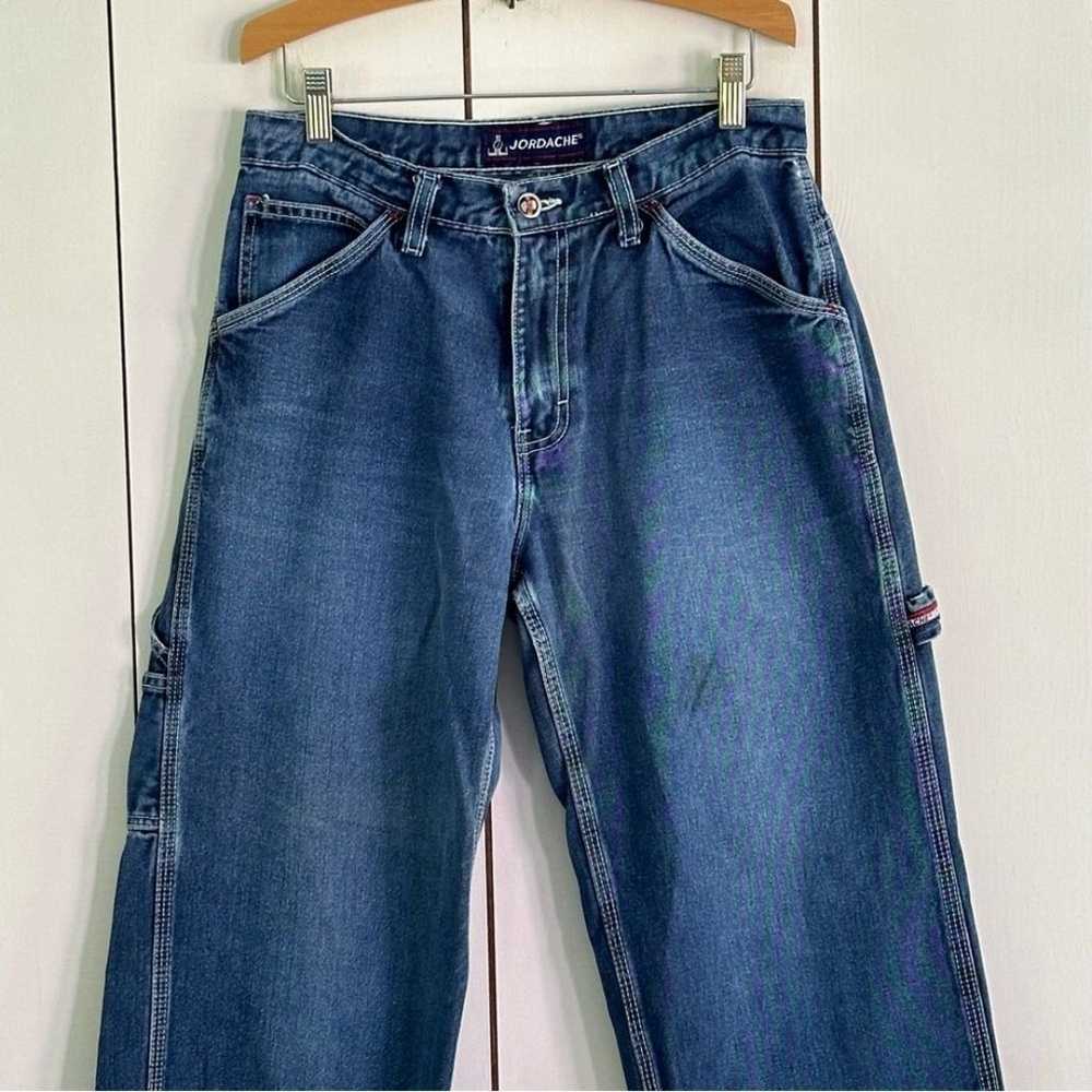 Jordache Vintage Carpenter Jeans Sz 29 - image 4