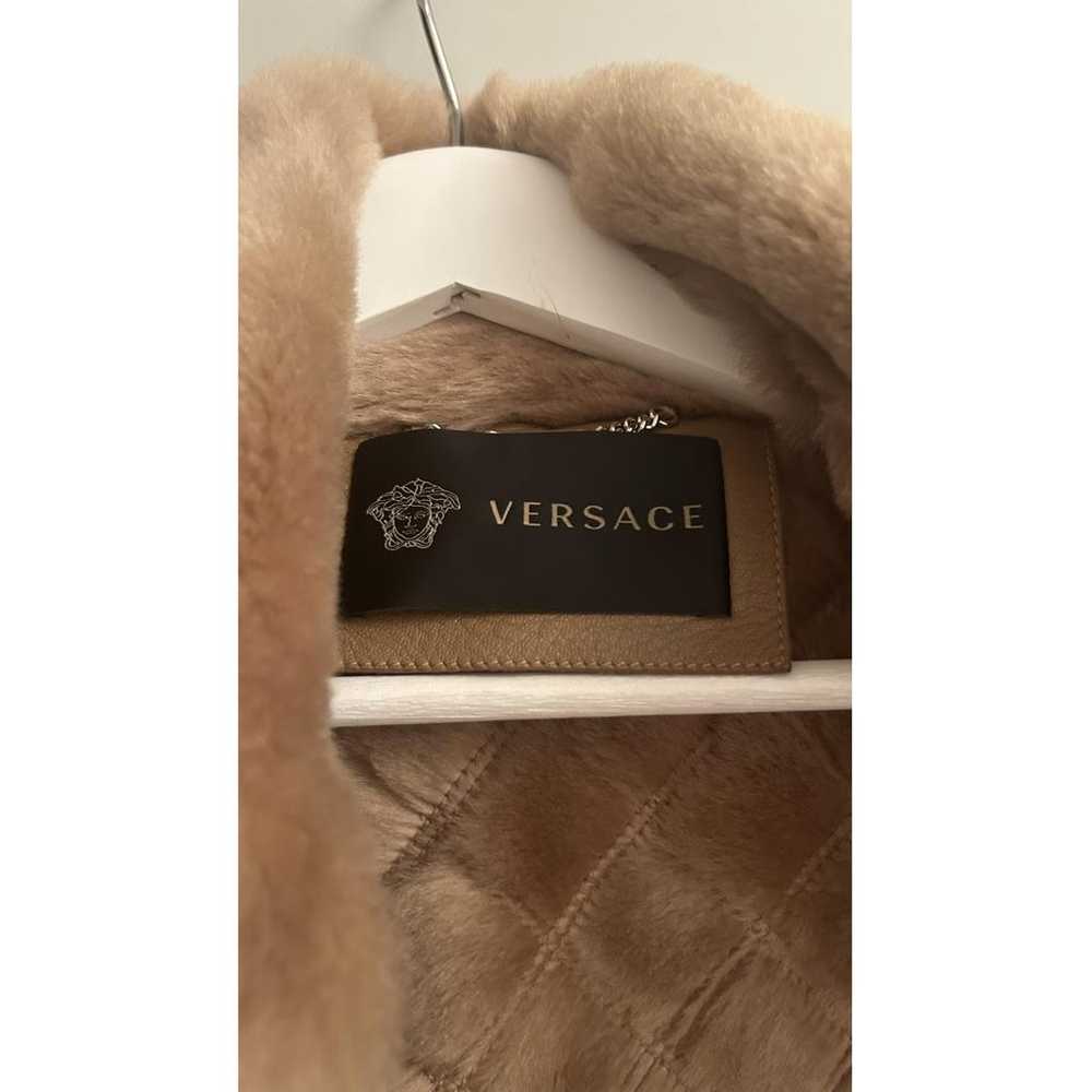 Versace Faux fur jacket - image 3