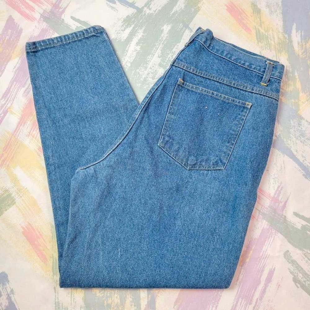 Vintage 90s Northwest Blue High Waist Mom Jeans - image 2