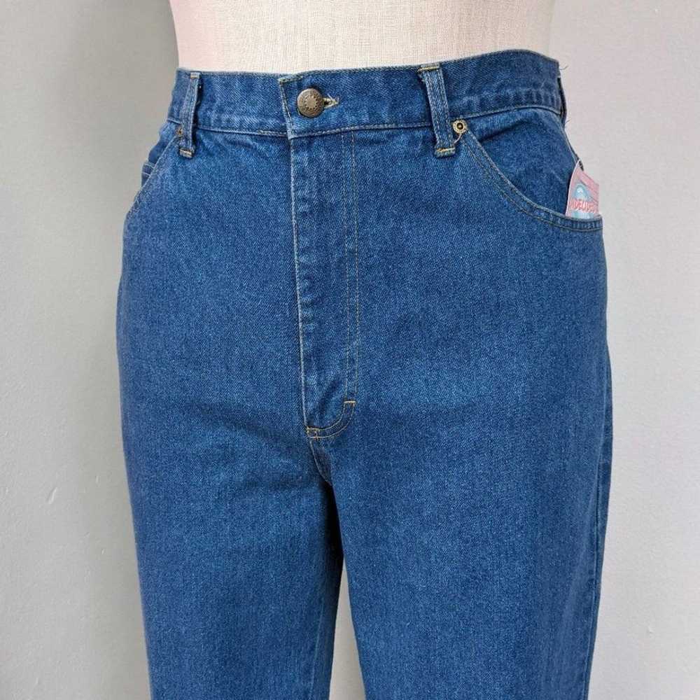 Vintage 90s Northwest Blue High Waist Mom Jeans - image 7