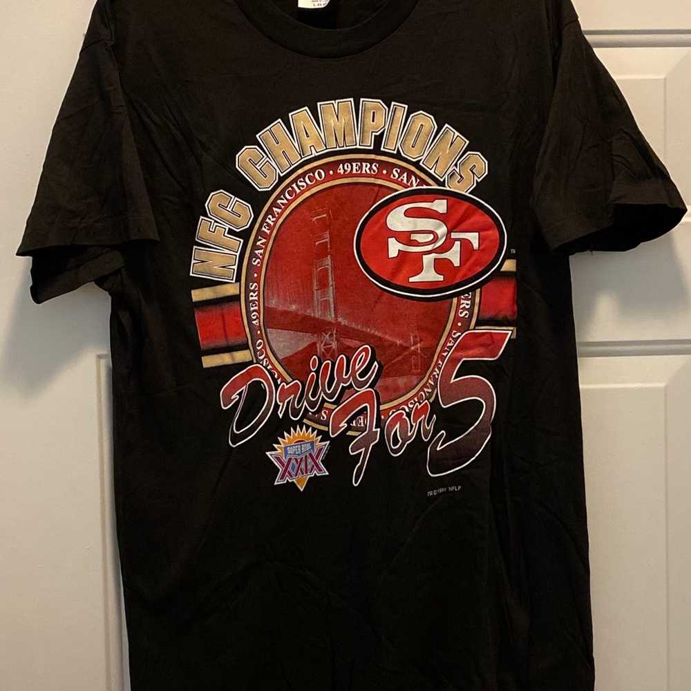 VTG 1995 San Francisco 49ers NFC Champions Drive … - image 1