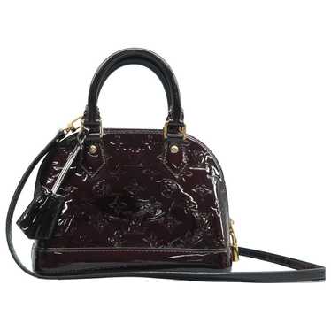 Louis Vuitton Alma Bb patent leather satchel