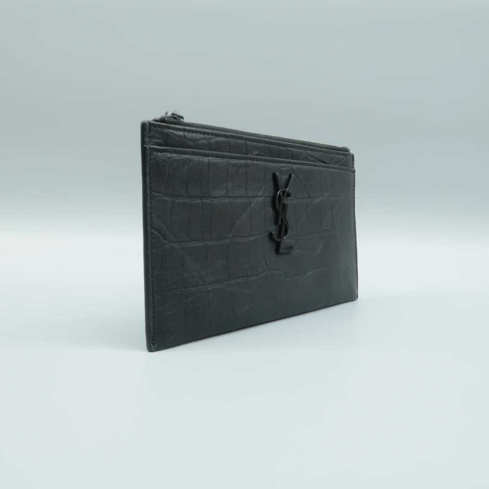 Saint Laurent Leather clutch bag - image 2