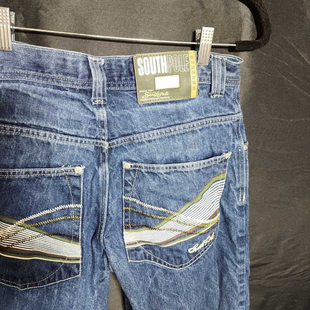 Southpole Denim 2 Vintage Y2K Jean Shorts Skater … - image 6