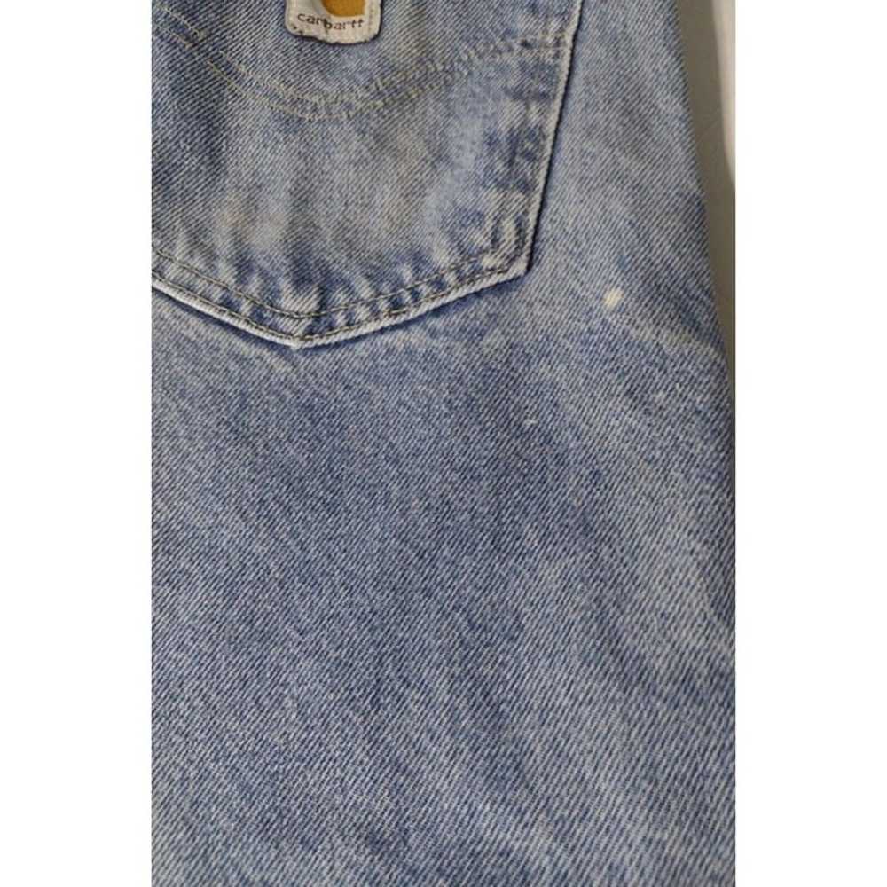 Carhartt Mens Relaxed Jeans Size 40 X 30 Blue Den… - image 6