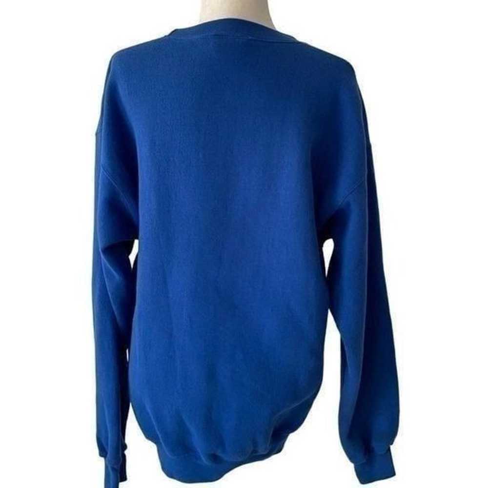 Walt Disney World Vintage Blue Sweater Fleece Lin… - image 2