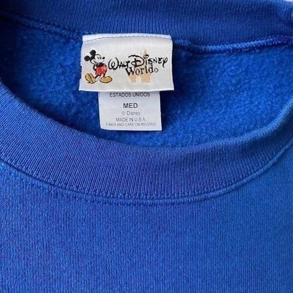 Walt Disney World Vintage Blue Sweater Fleece Lin… - image 6