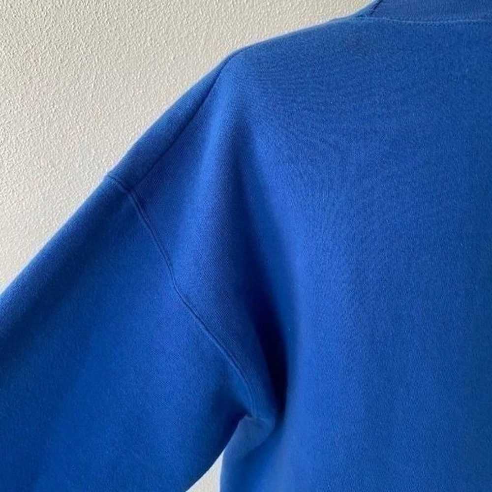 Walt Disney World Vintage Blue Sweater Fleece Lin… - image 7