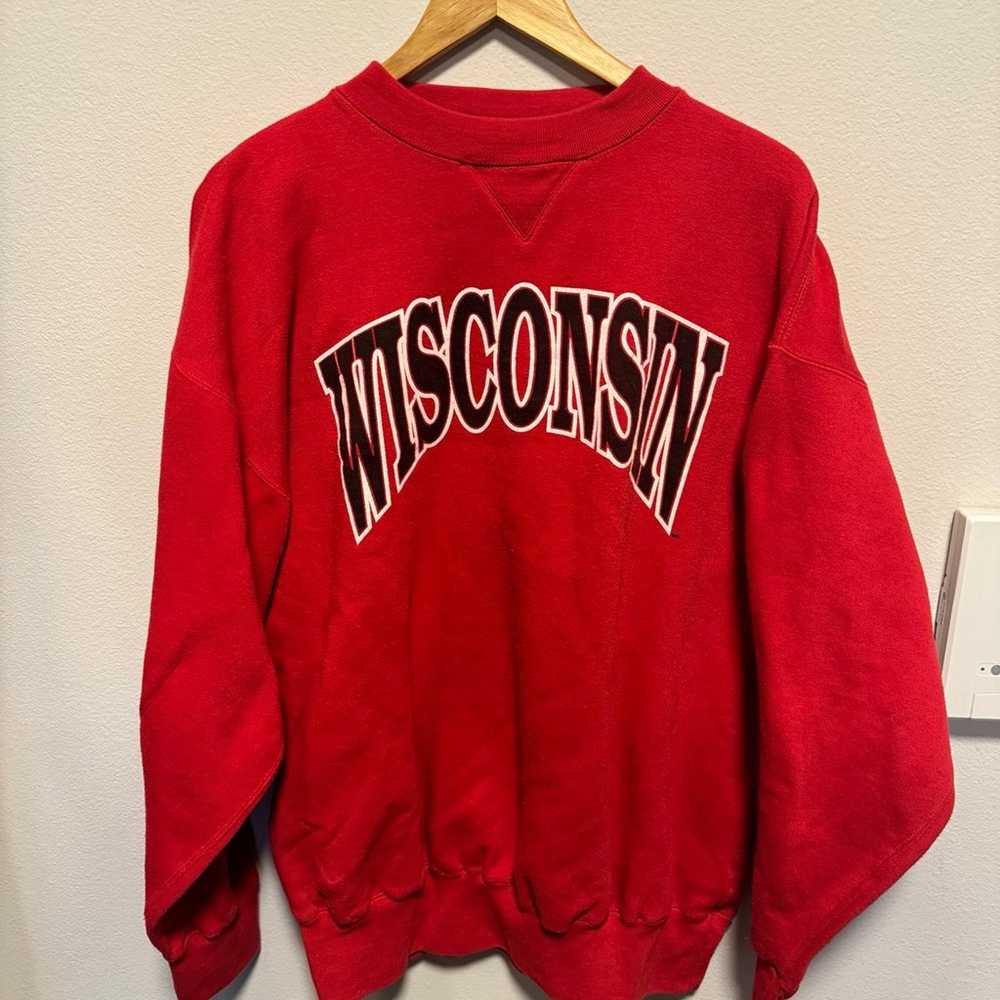 Vintage Wisconsin Badgers Crewneck Sweatshirt - XL - image 1
