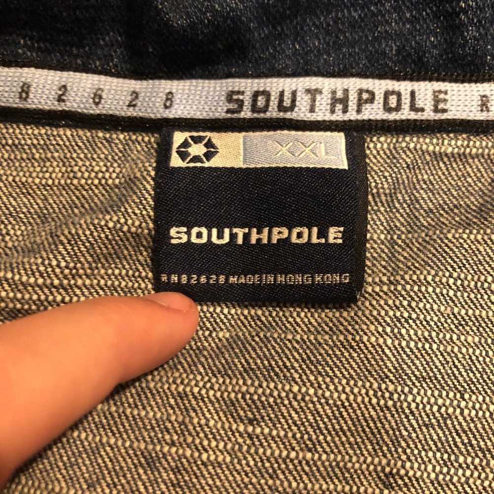 Vintage extremely rare 90s southpole denim jean j… - image 12