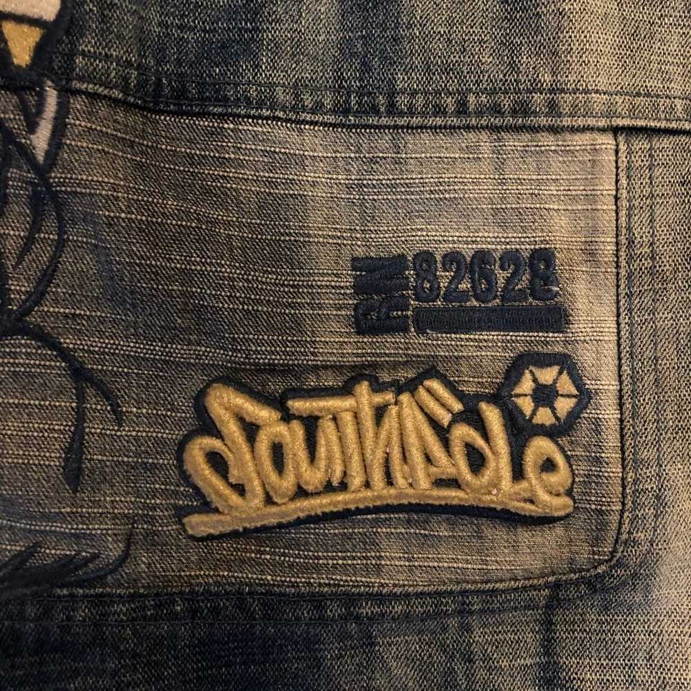 Vintage extremely rare 90s southpole denim jean j… - image 7