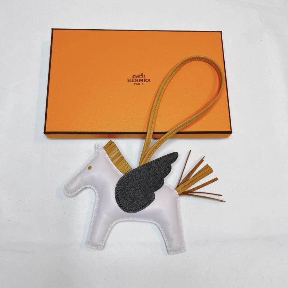 Hermès Rodeo leather bag charm - image 3