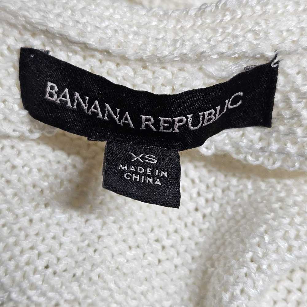 Banana Republic Cream Knit Sleeveless Tank Sweate… - image 3