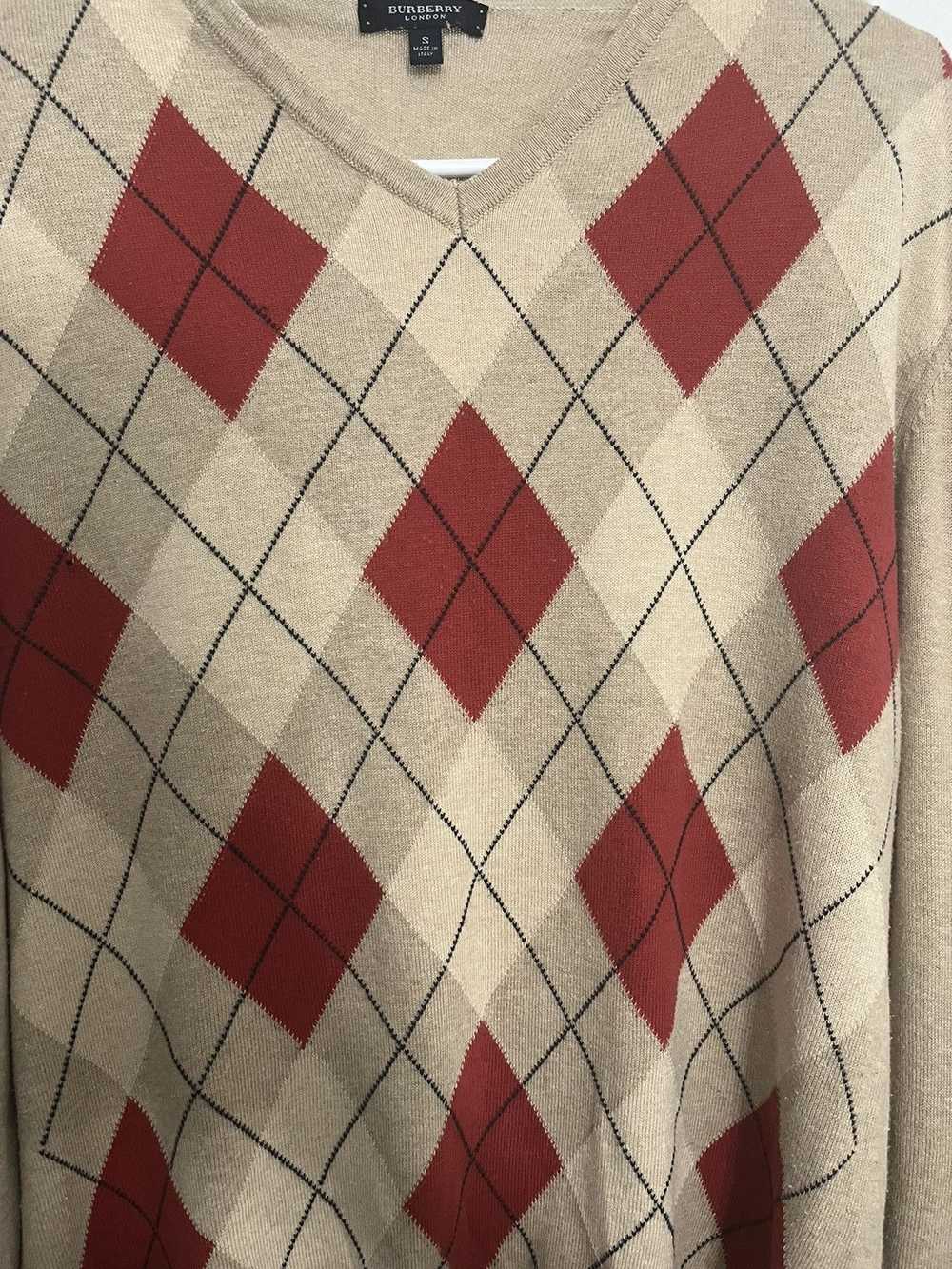 Burberry Burberry Argyle Sweater - image 2