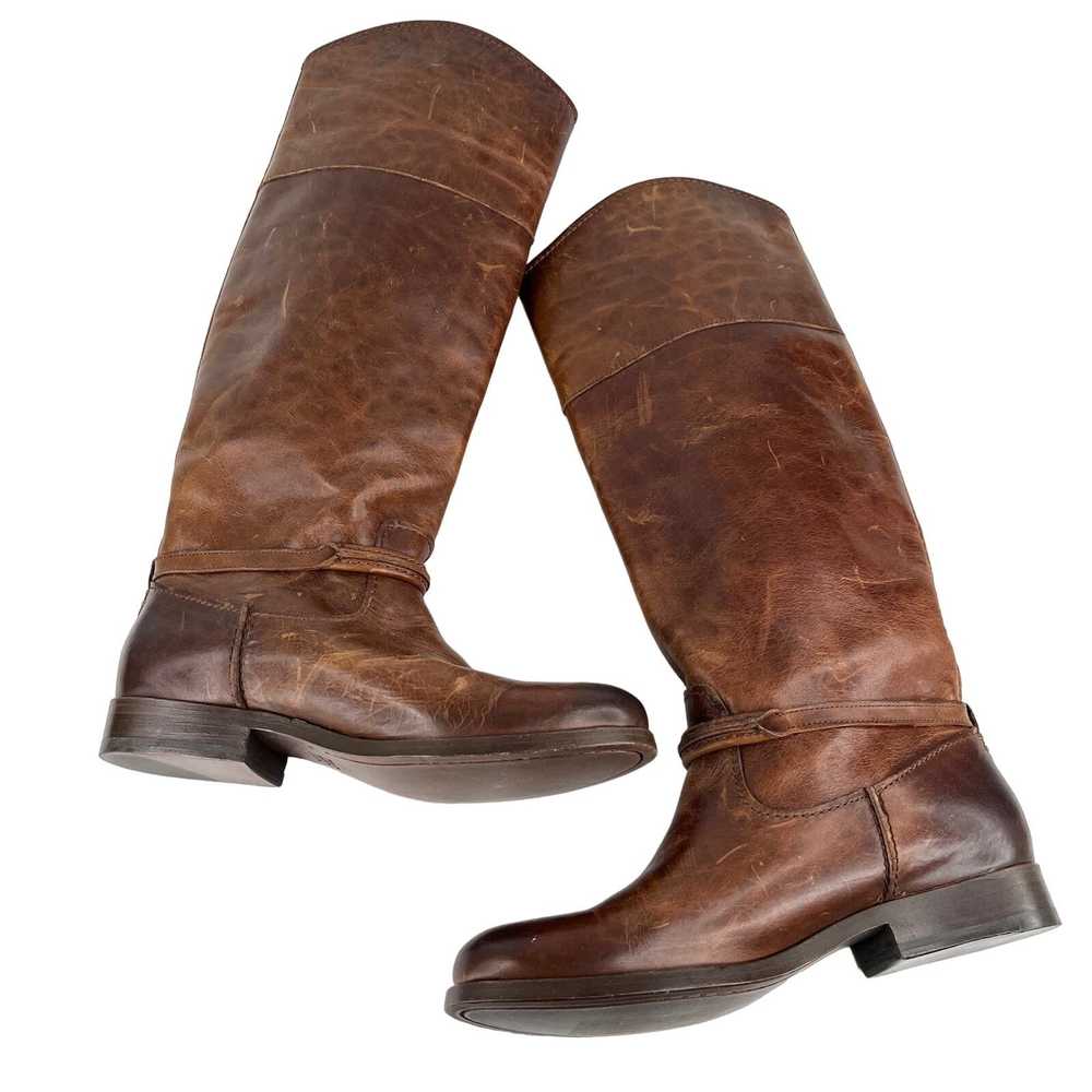Frye Frye Melissa Seam Tall Boots 5.5B Cognac Bro… - image 3