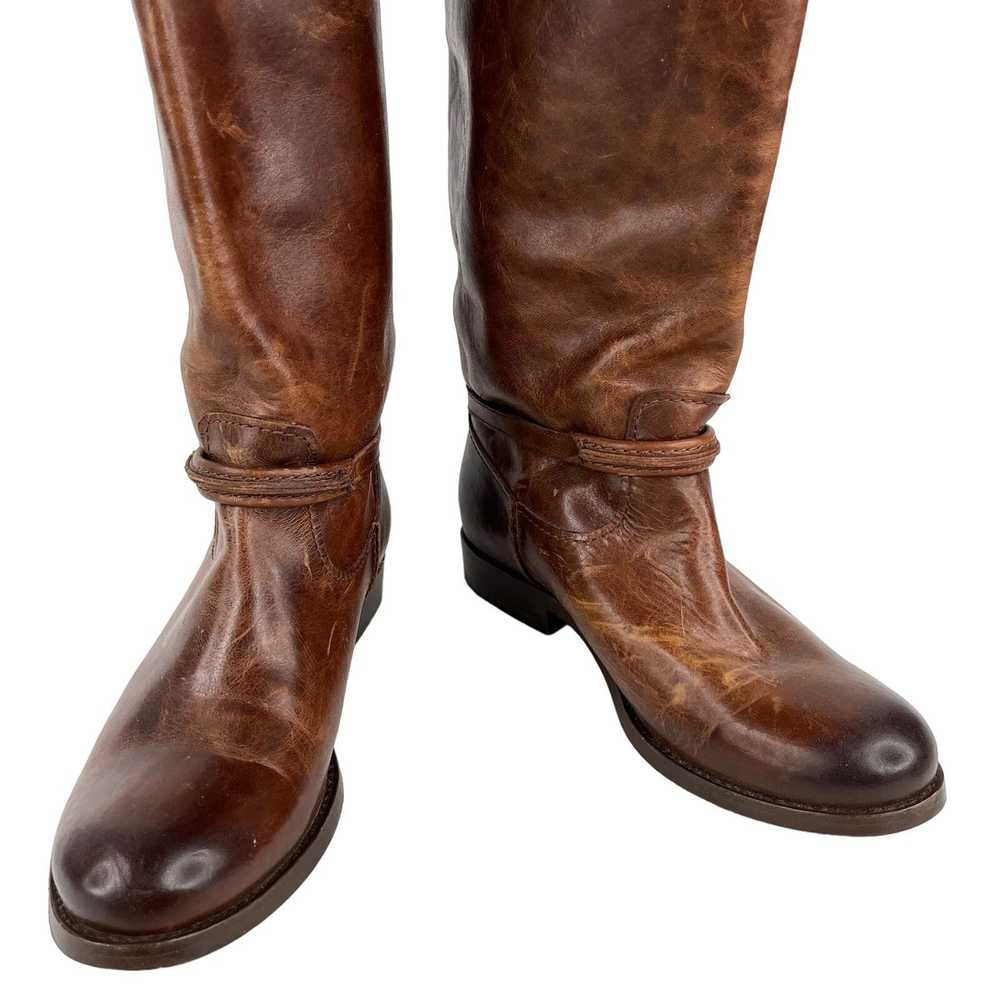 Frye Frye Melissa Seam Tall Boots 5.5B Cognac Bro… - image 4