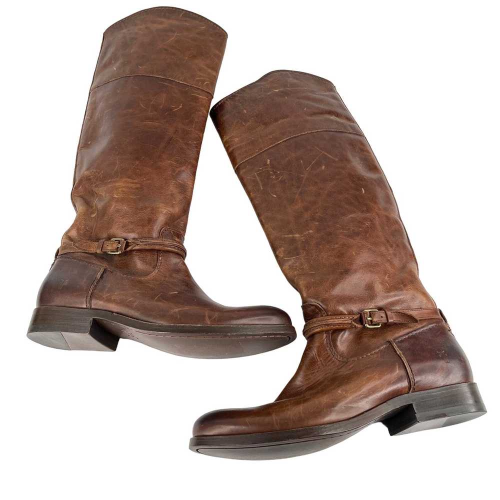 Frye Frye Melissa Seam Tall Boots 5.5B Cognac Bro… - image 6