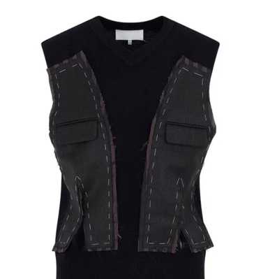 Maison Margiela Maison Margiela Black Cashmere Ve… - image 1