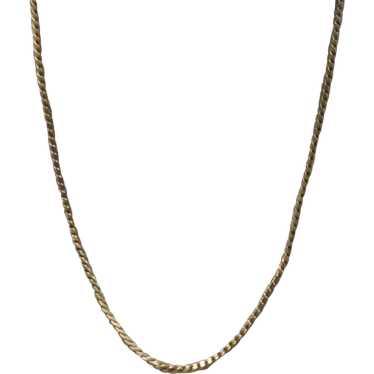 12K Gold Filled Chain Necklace 14 1/2" - image 1