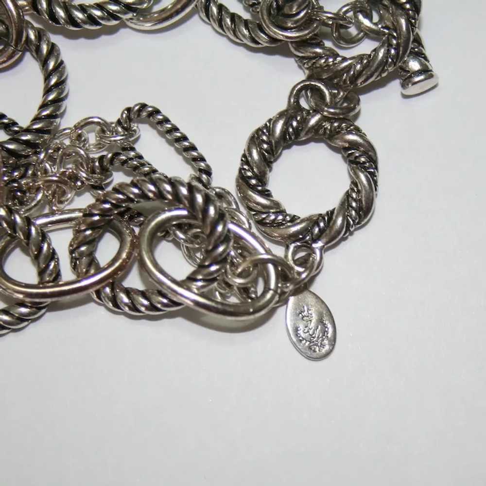 Premier Designs Link Bracelet in Silver-tone and … - image 3