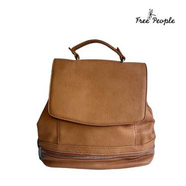 Free People Camel/Tan Faux Leather Adjustable Str… - image 1