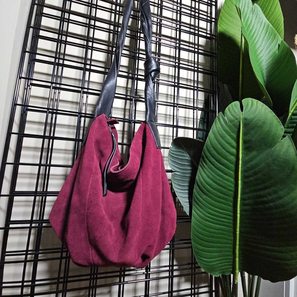 Slouchy 100% Leather Hobo Bag by Christopher Kon - image 3