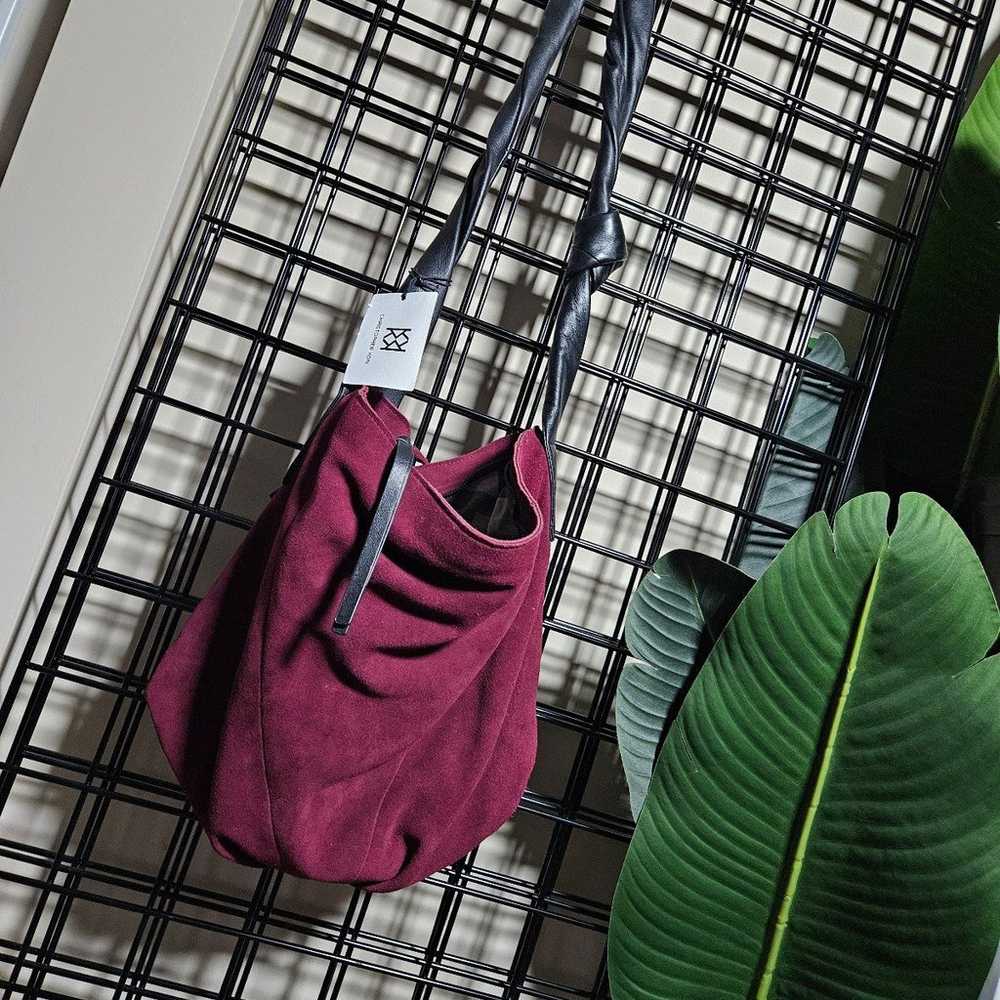 Slouchy 100% Leather Hobo Bag by Christopher Kon - image 5