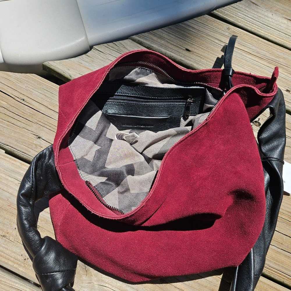 Slouchy 100% Leather Hobo Bag by Christopher Kon - image 8
