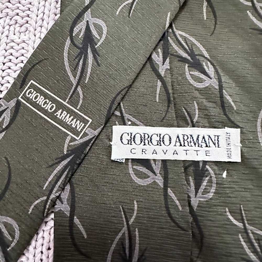 Armani Collezioni Vintage Giorgio Armani green si… - image 3