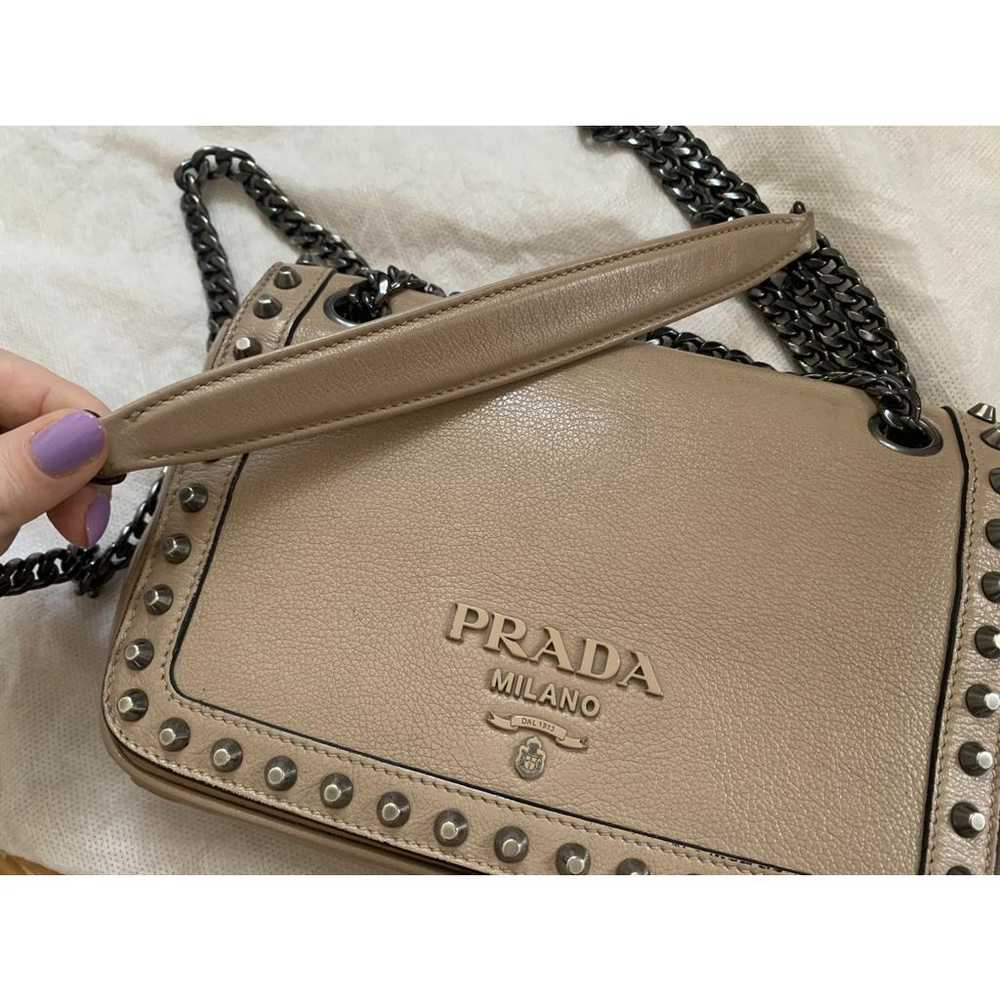 Prada Diagramme leather handbag - image 6