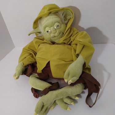 Rare Vintage Disney Parks Yoda Plush 24" Backpack