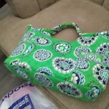 Vera Bradley Cupcskes Green Handbag - image 1