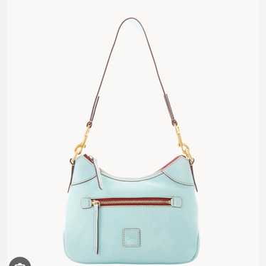 dooneyandbourke small floretine hobo pale blue