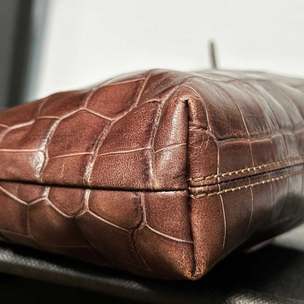 Dooney & Bourke Croc Embossed Leather Crossbody - image 8