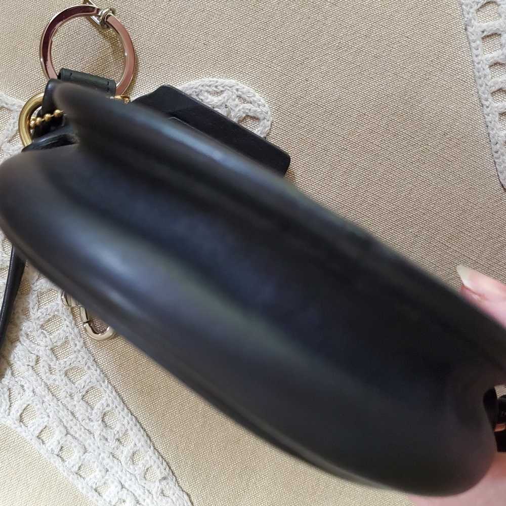 Coach Mini Black Leather Crossbody Bag H23–6606 a… - image 6