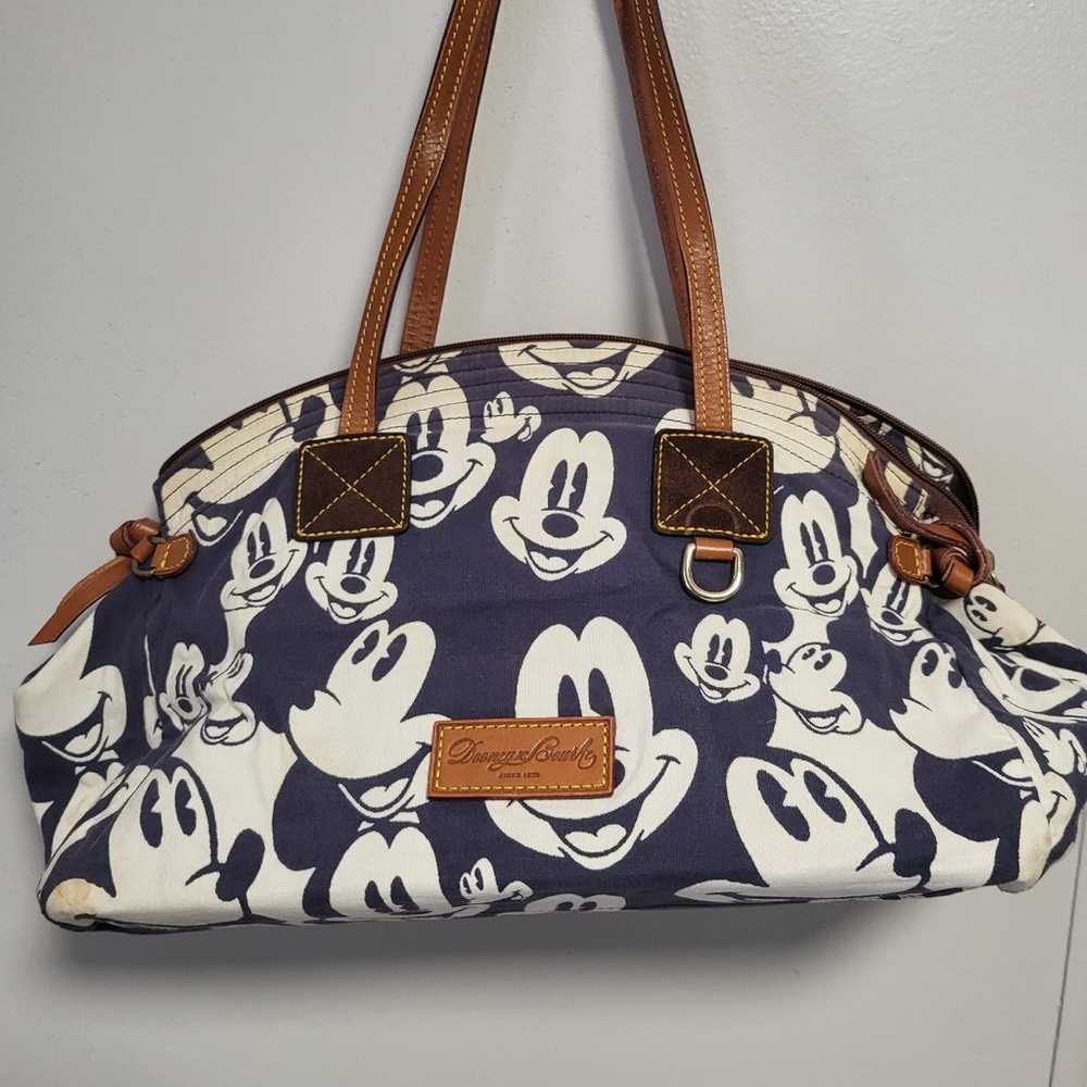 Disney Dooney Mickey Faces Satchel - image 1