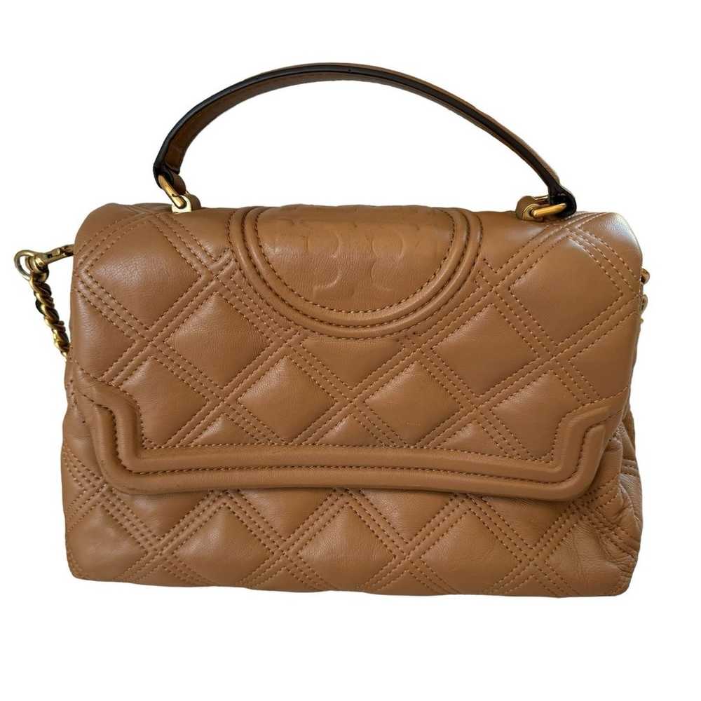 Tory Burch Fleming Soft Top-Handle Satchel Bag In… - image 3