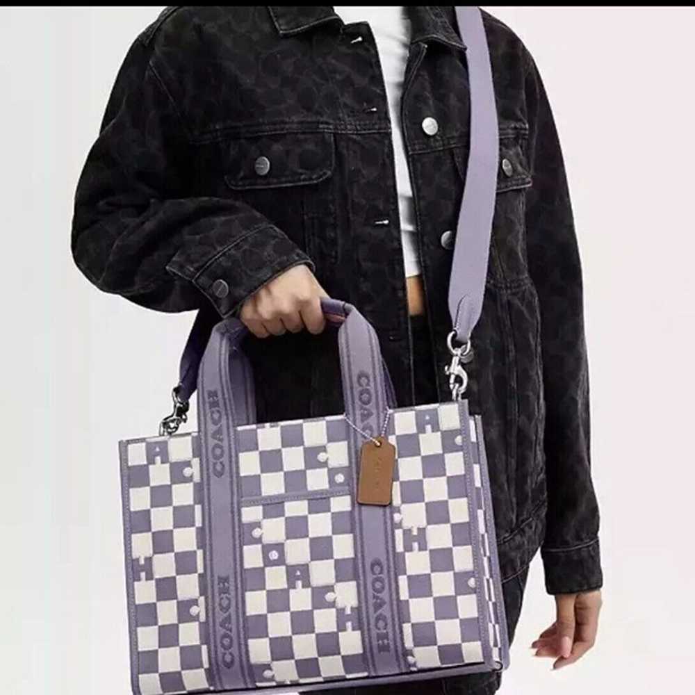 Coach Smith Tote with Checkerboard Print - image 5